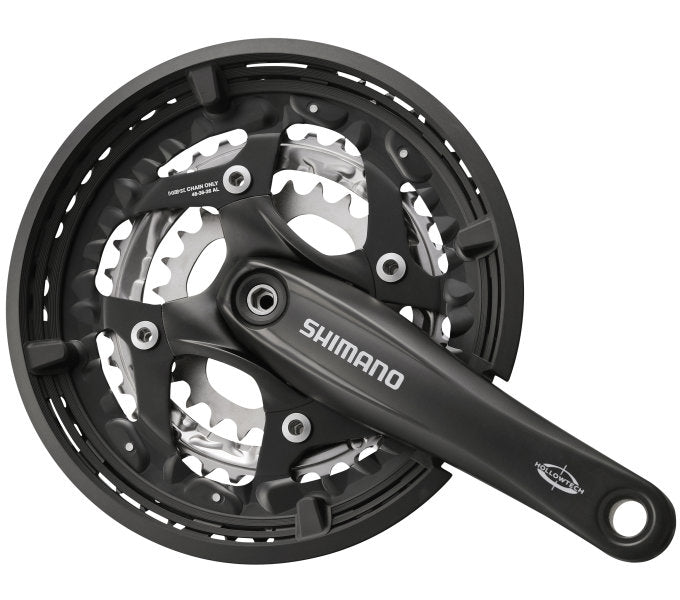 Crankstel 3 x 10 speed Shimano Trekking FC-T521 met 175mm crankarm 48-36-26T Octalink - zwart