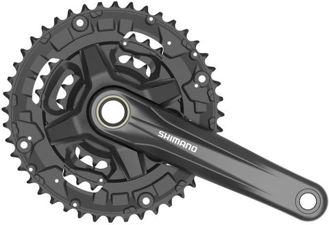 Crankstel 3 x 9 speed Shimano FC-MT210-3 met 175mm crankarm 44-32-22T - zwart