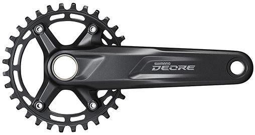 Crankstel 10 11 speed Shimano Deore FC-M5100-1 met 170mm crankarm 30T - zwart