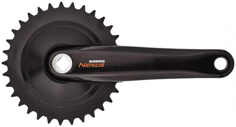 Crankstel 33T Shimano Nexus C6000 met 170mm crankarm - zilver