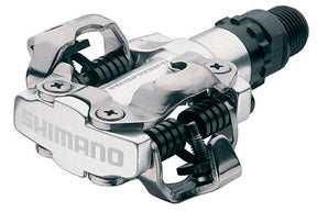 Pedaalset Shimano SPD M520 met plaatjes SM-SH51 - zilver