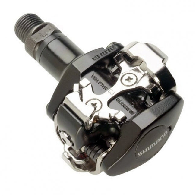 Pedaalset Shimano PD-M505 met plaatjes SM-SH51 - zwart