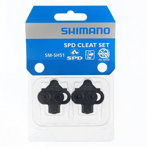 Jeu de cales Shimano sans plaque de verrouillage SPD SM-SH51