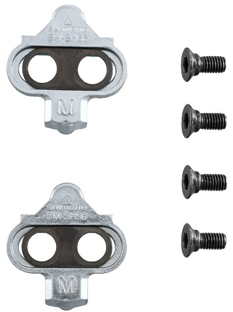 Schoenplaatjes Shimano SM-SH56 SPD zonder borgplaatjes (meerzijdig uitklikbaar)