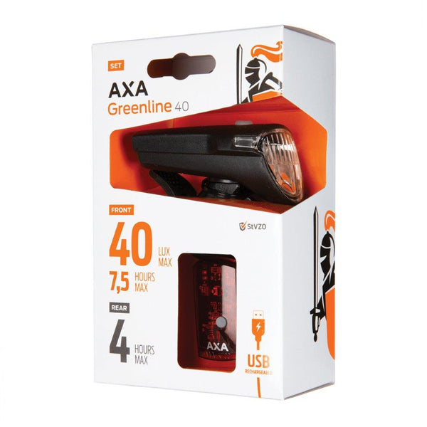 Verlichtingset Axa greenline 40 usb