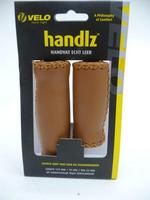 Velo Handvat Leer 92 127mm Bruin Echt leer