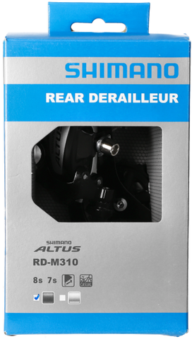 Shimano a.dérailleur Altus 7 8V ERDM310DL pad mount noir