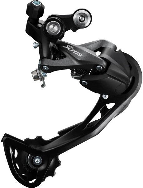 Achterderailleur 9 speed Shimano Altus RD-M2000 Shadow - donkergrijs