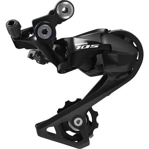 Achterderailleur 11-speed Shimano 105 RD-7000 met korte kooi - directe montage - zwart