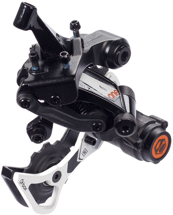 Achterderailleur down-hill 7-speed Box Components One met korte kooi - zwart