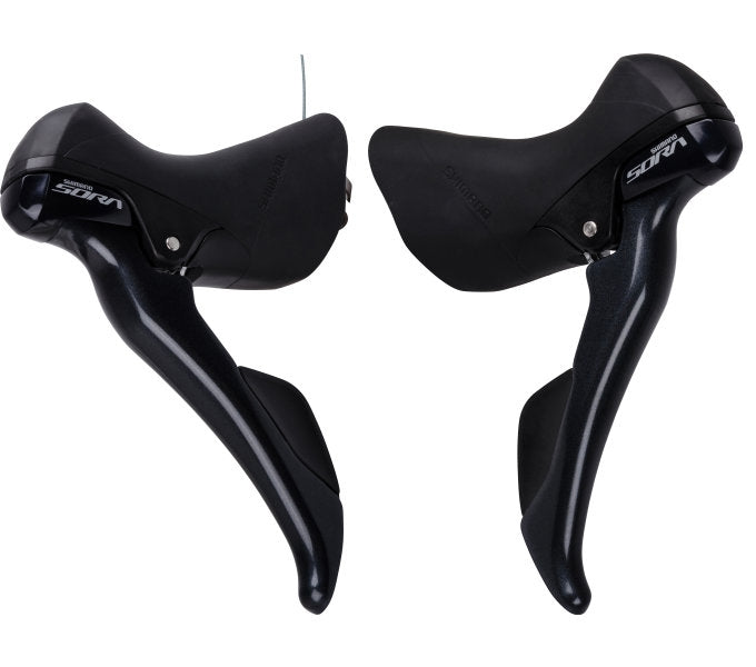 Versteller- remhendelset 2 x 9 speed Shimano Sora ST-R3000 - zwart