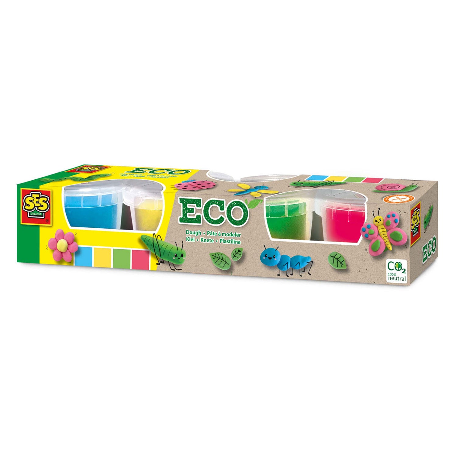 SES ECO Klei, 4 Kleuren