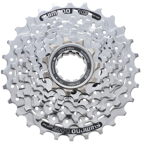 Cassette 8 speed Shimano Alivio GH51 11-32T - zilver