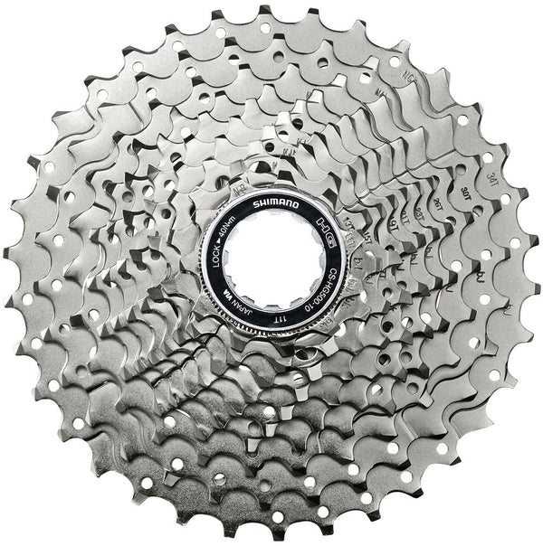 Cassette 10 speed Shimano CS-HG500 12-28T - zilver (werkplaatsverpakking)