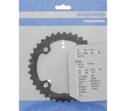 Kettingblad 36T Shimano Deore XT FC-T781 36T-AL