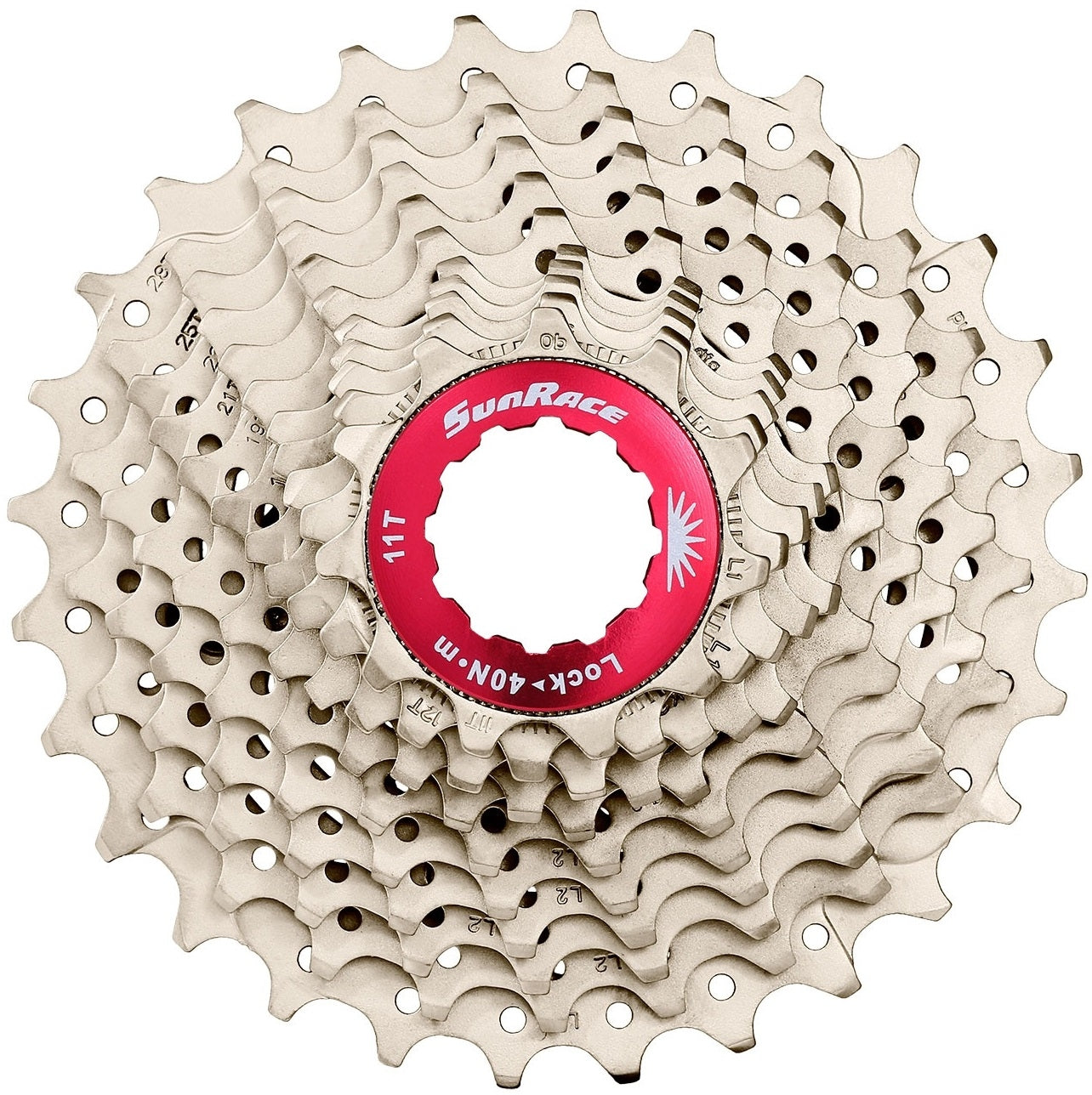 Sunrace cassette 11 speed 11-25 csrx1 zilver