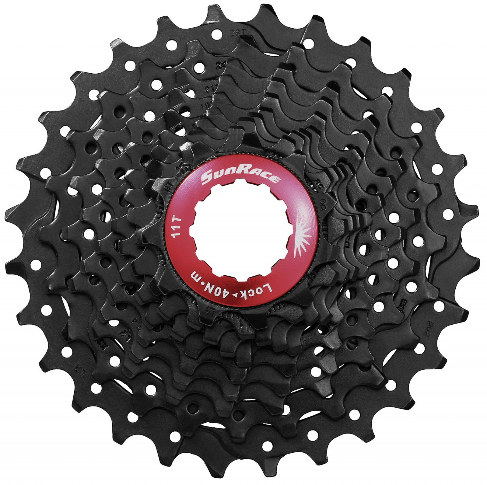 Cassette 10 speed Sunrace CSRX0 11-25T - zwart