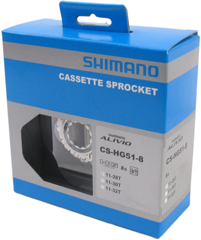 Cassette Shimano 8v hg51 11-28 sacoche avec carte