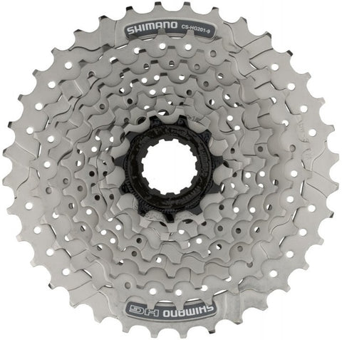 Cassette 9 speed Shimano Acera CS-HG201 11-36T - zilver