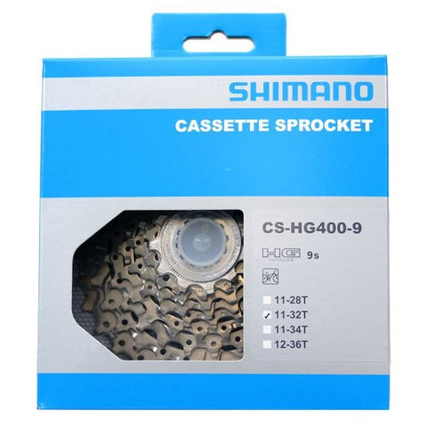 Shimano 9v cassette hg400 11-32 in zakje