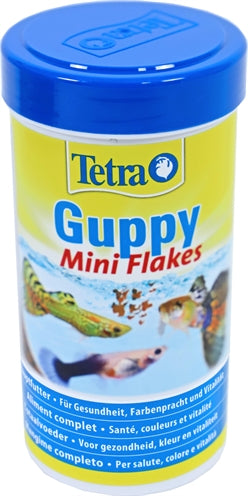 Tetra guppy visvoer vlokken