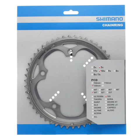 Lame Shimano 10v 50t 105 triple 130mm fc-5703 argent