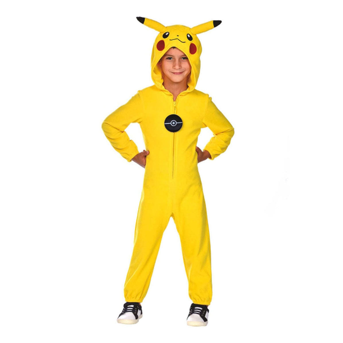 Kinderkostuum Pokemon Pikachu Onesie, 4-6 jaar