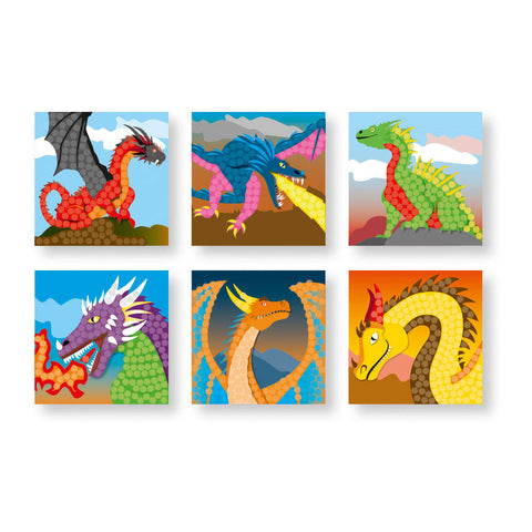 PlayMais Mosaic Fantasy Dragon (>2300 Stukjes)