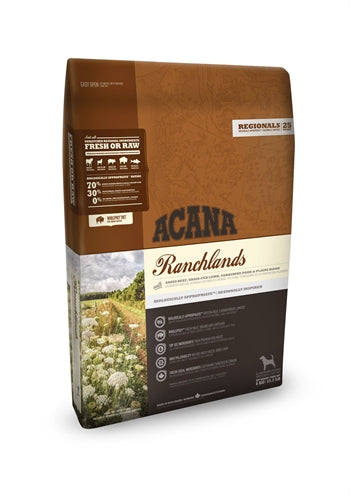 Acana highest protein ranchlands dog