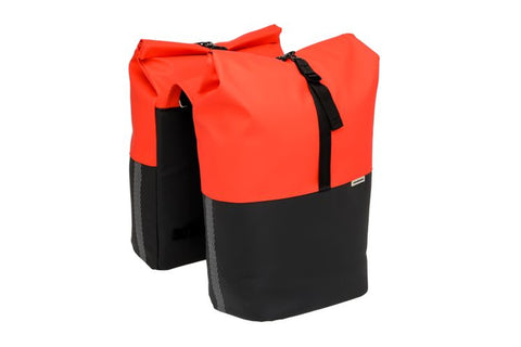 New Looxs dubbele tas Nyborg 34L waterdicht red black