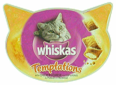 Whiskas snack temptations kip kaas