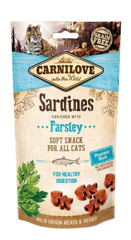 Carnilove soft snack sardines peterselie