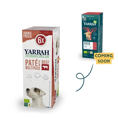 Yarrah dog alu pate multipack beef