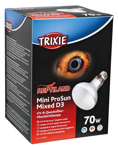 Trixie reptiland mini prosun mixed d3 uv-b lamp zelfstartend