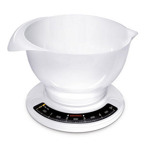 Soehnle Soehnle 65054 Culina Analoge Keukenweegschaal met Mengkom 2.5L Wit