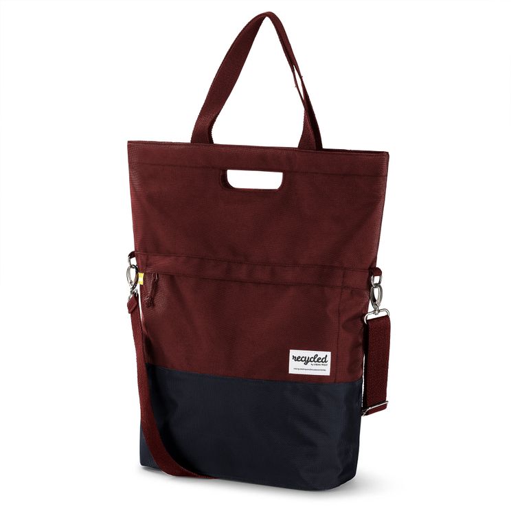 Tas Urban Proof Shopper Bordeauxrood Grijs | 20L