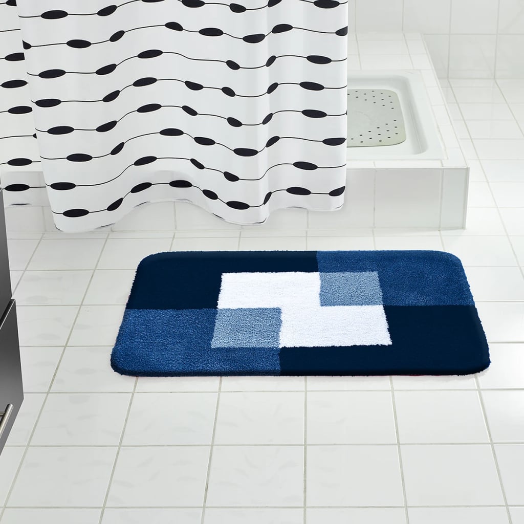 RIDDER RIDDER Badkamermat Coins 60x90 cm blauw 7103303