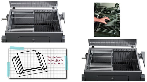 Tepro Tepro 8570 Hoofdgrillrooster voor 28x39-50cm met Centraal Inzetrooster Systeem