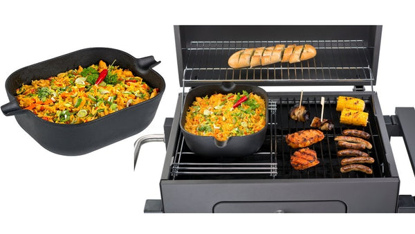 Tepro Tepro 8583 Gietijzeren Inzet Wok voor 8570 Hoofdgrillrooster