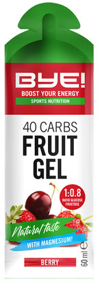 BYE! 40 Carbs Fruit Gel Berry (doos á 12 stuks)