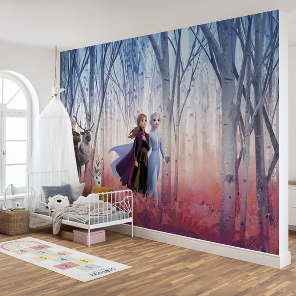 Komar Komar Fotobehang Frozen Friends Forever 368x254 cm blauw