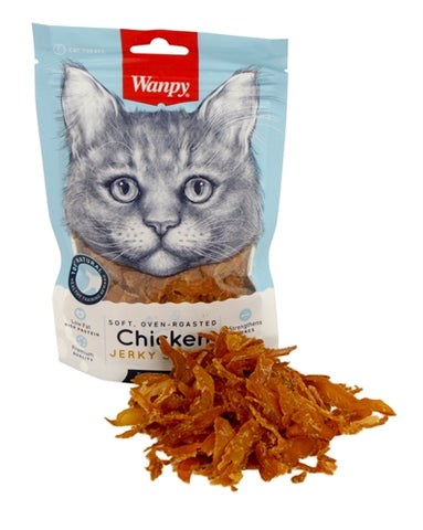 Wanpy soft oven-roasted chicken jerky strips