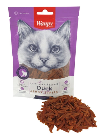 Wanpy soft oven-roasted duck jerky strips