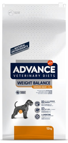 Advance veterinary diet dog weight balance medium maxi