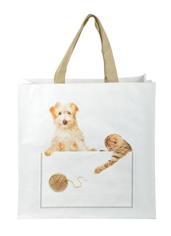 Shoppingbag kiekeboe hond kat assorti