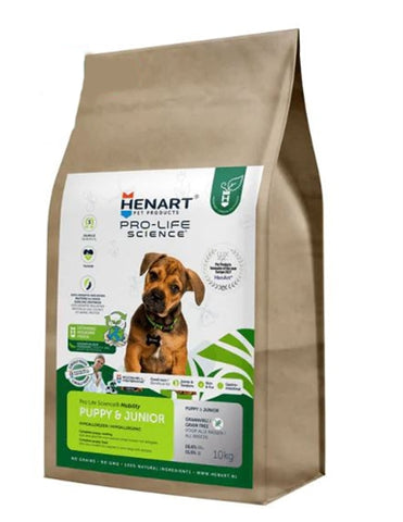 Henart mealworm insect puppy junior with hem eggshell membrane