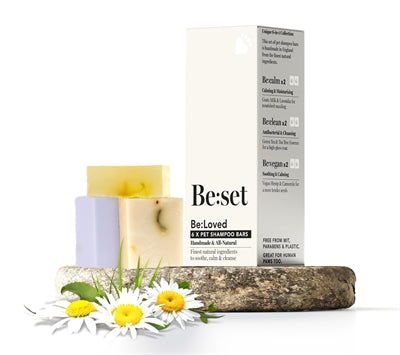 Beloved shampoo bars giftset soothe. Calm. Cleanse