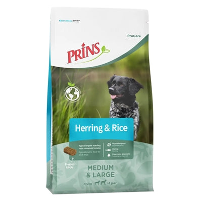 Prins procare adult medium large herring rice hypoallergenic