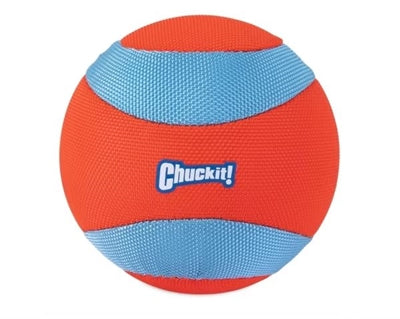 Chuckit amphibious mega ball oranje blauw