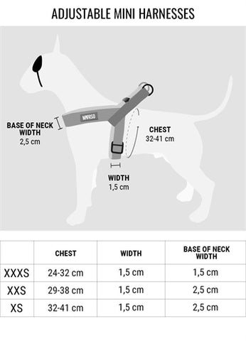 Morso mini hondentuig verstelbaar gerecycled full metal dog bruin